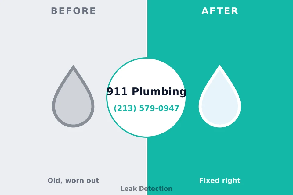 Before and after: plumbing repair Atlantic Beach, NC